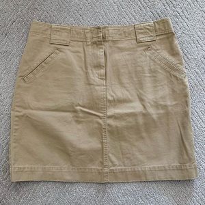 J. Crew women’s khaki skirt size 8.